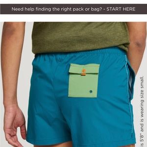 NWT Cotopaxi Bronco short - L